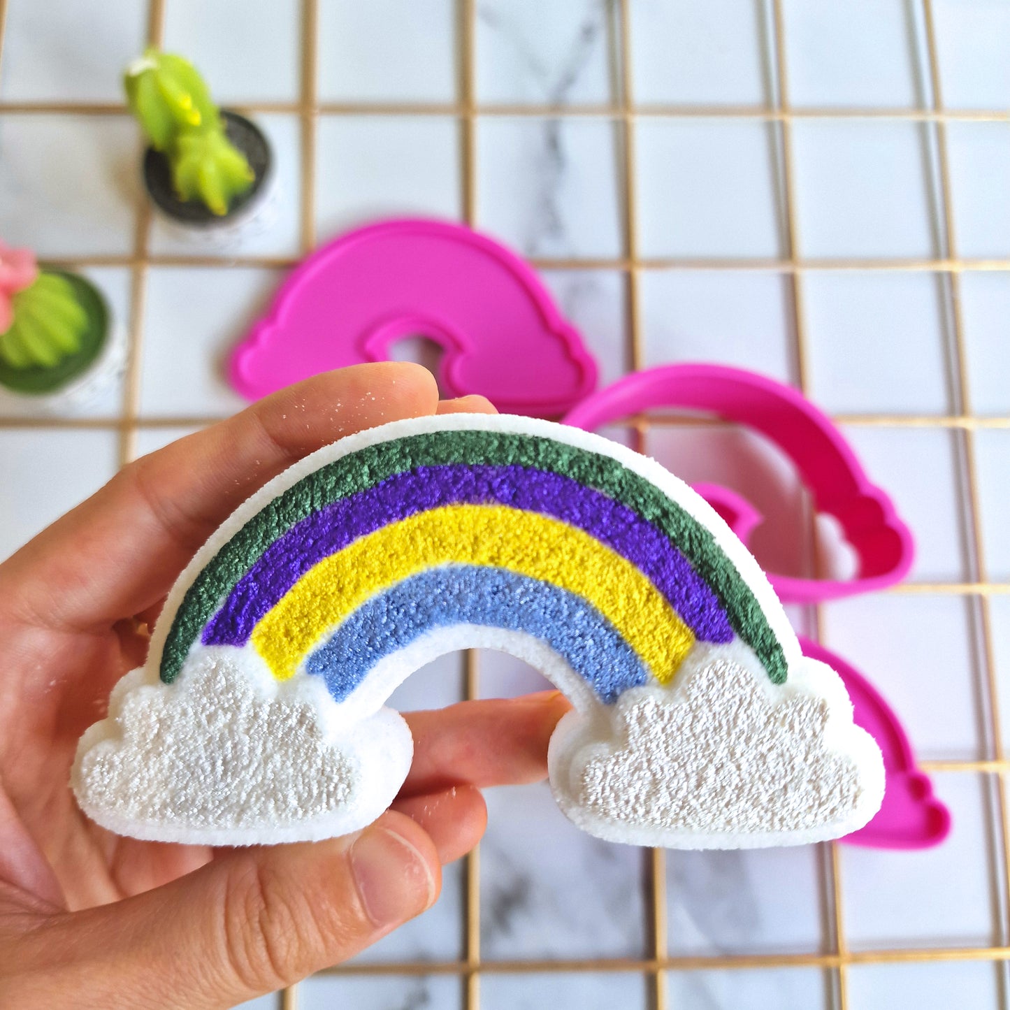 Rainbow Bath Bomb Mold