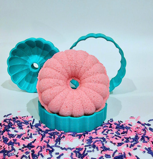 Embossed Donut Bath Bomb Mold