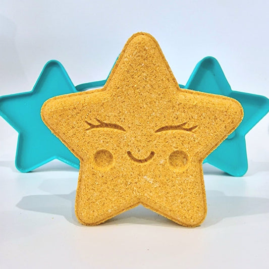 Happy Star Bath Bomb Mold