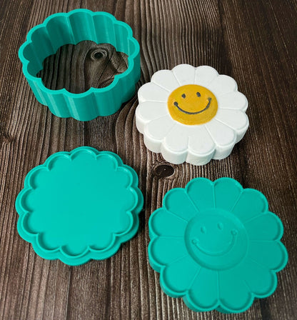 Happy Flower Bath Bom Mold