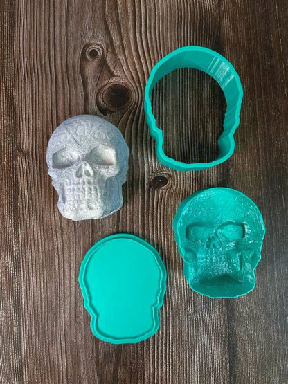 Skull Bath Bomb Mold