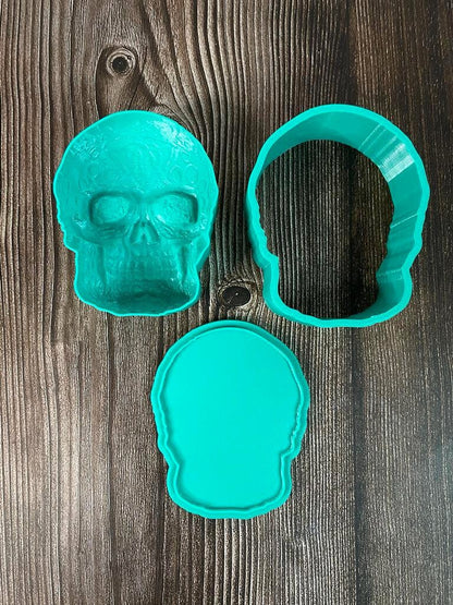 Skull Bath Bomb Mold